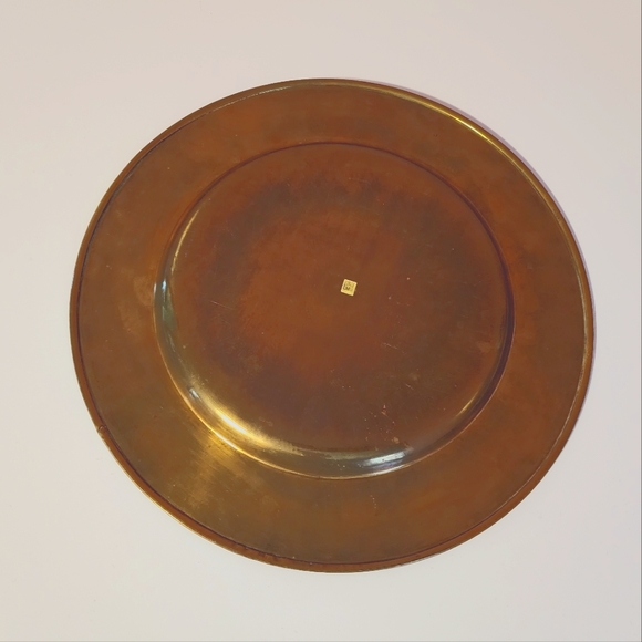 Brass Tray 12" Round - Picture 2 of 3